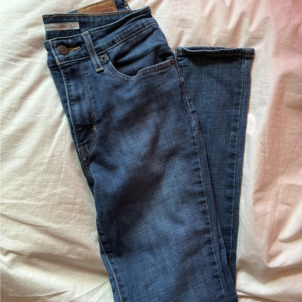 Levi's Women's Dark Indigo High Rise Skinny Jeans 721
